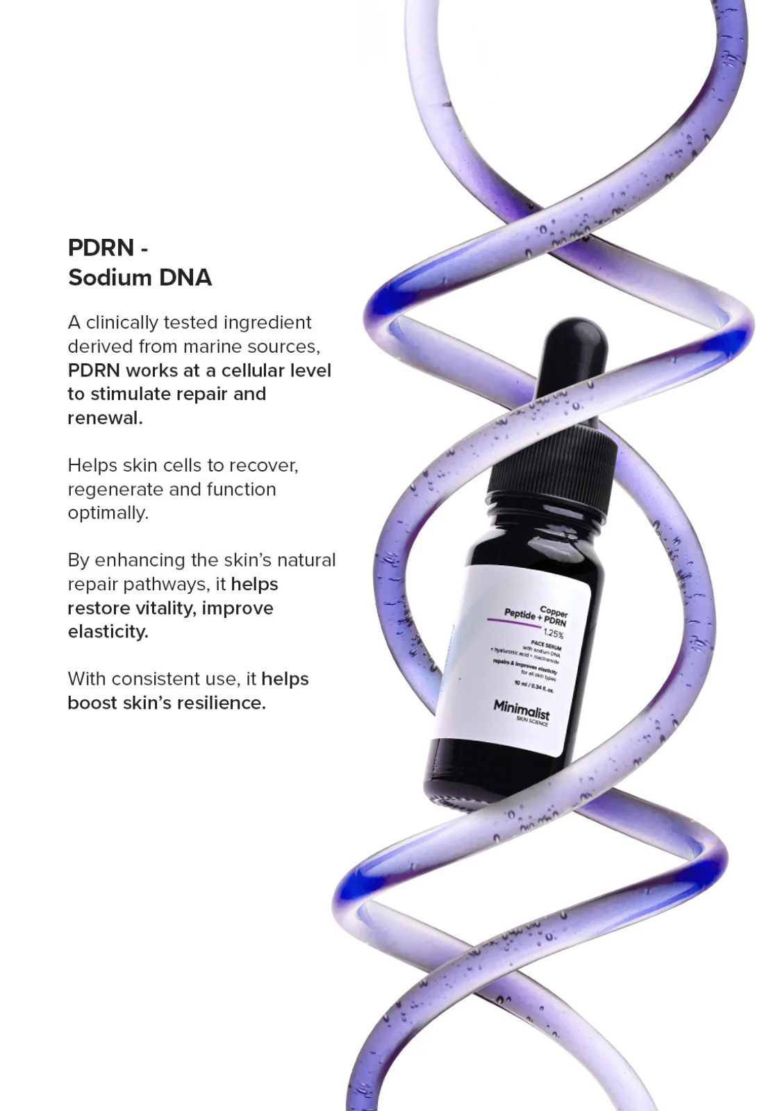 Copper Peptide + PDRN 1.25% Face Serum - Image 3