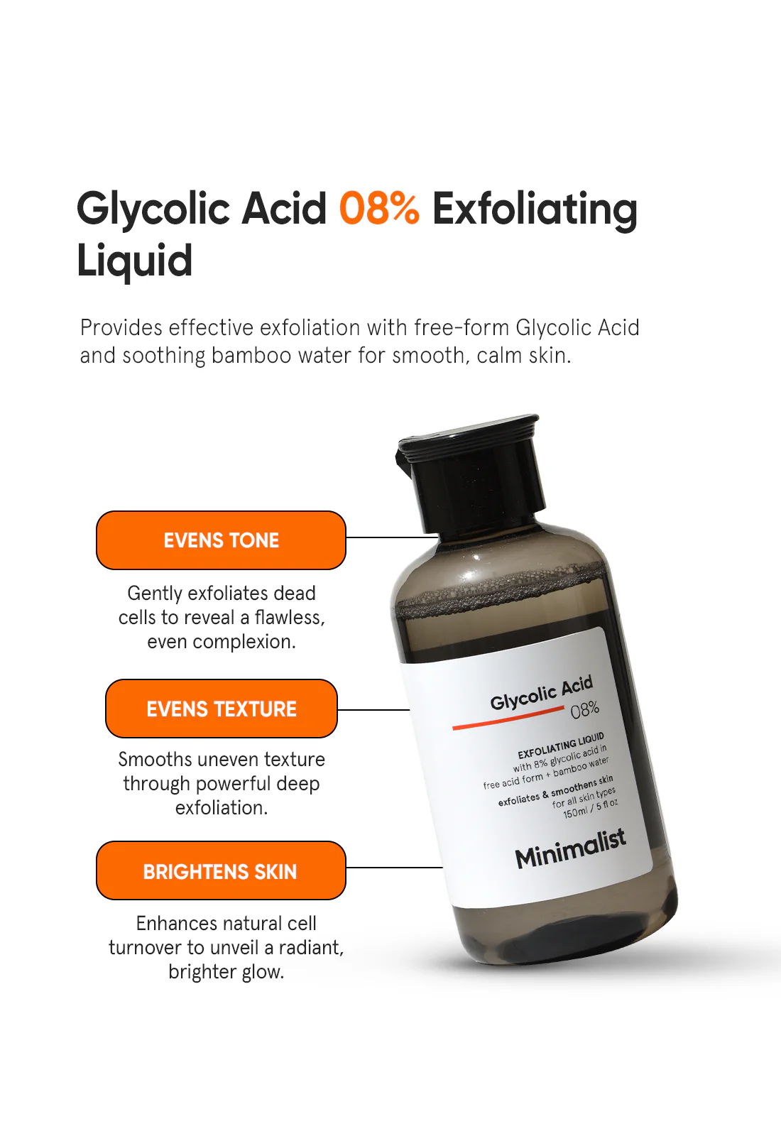 Glycolic Acid 8% Exfoliating Liquid - Image 3