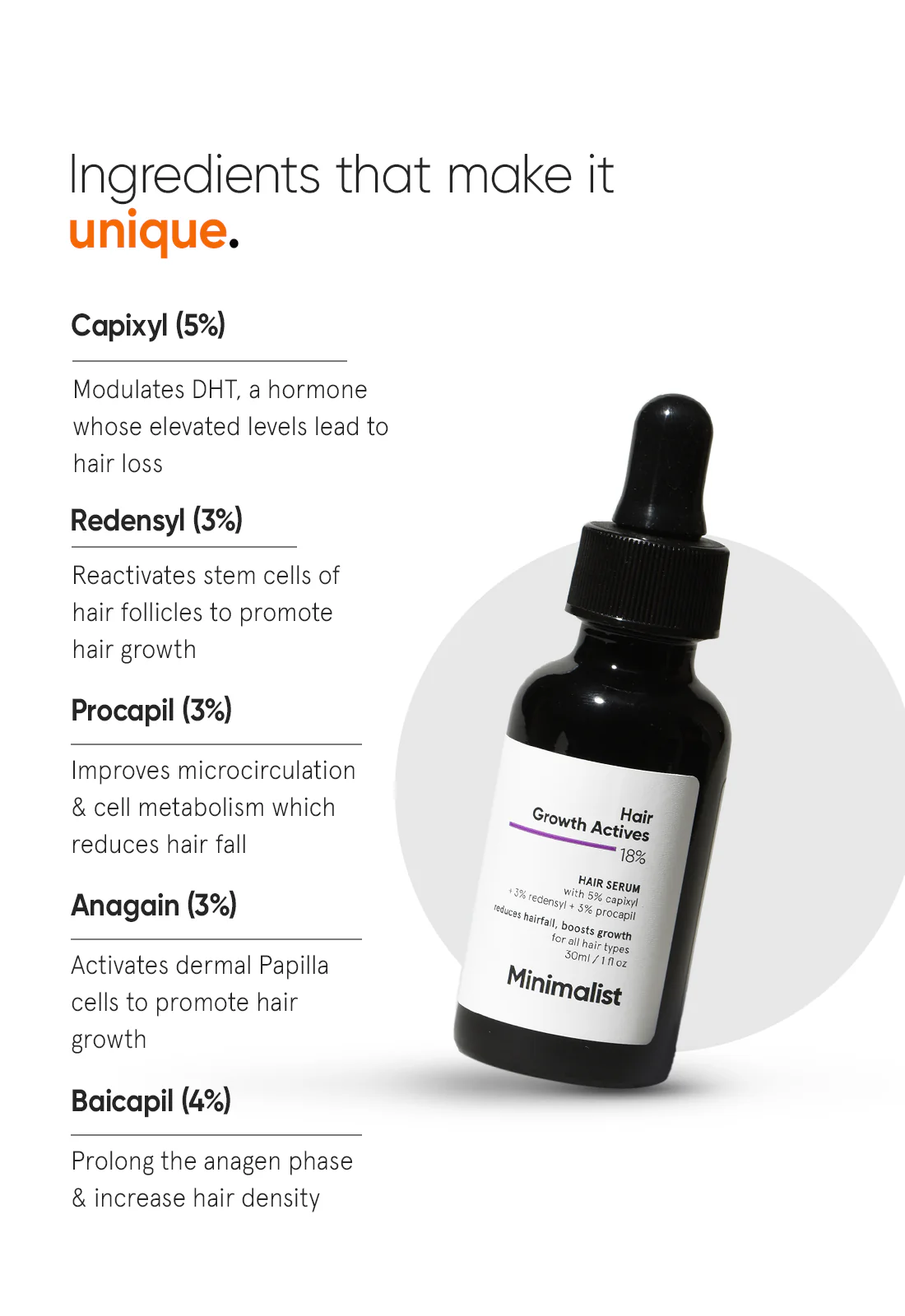 Hair Growth Actives 18% Hair Serum - Image 4
