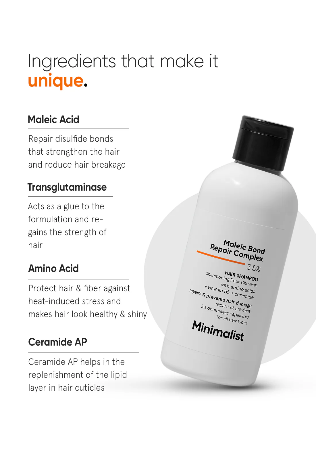 Maleic Bond Repair Complex 3.5% Hair Shampoo - Image 4