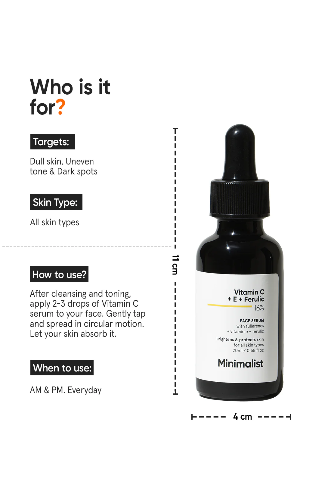 Vitamin C + E + Ferulic 16% Face Serum - Image 3